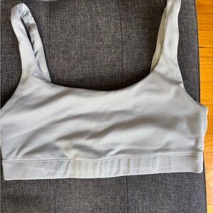 Vuori Light Gray Sports Bra